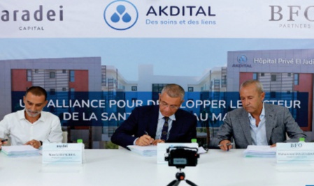 Alliance entre Aradei Capital, BFO Partners et Akdital
