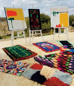 A Marrakech, une exposition met à l’honneur les brodeuses de tapisseries Zindekh