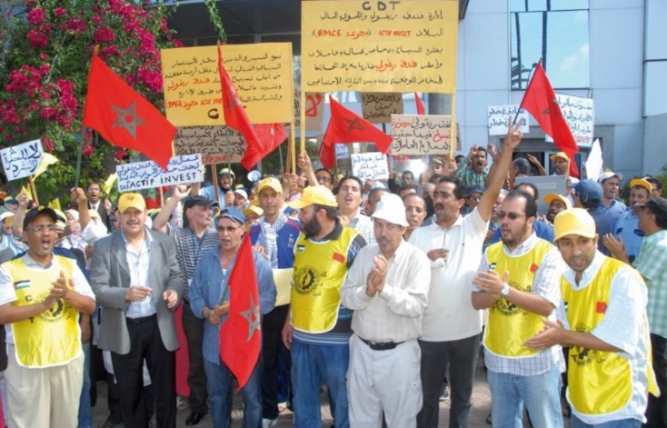 Des sit-in de protestation à Casablanca Des sit-in de protestation à Casablanca