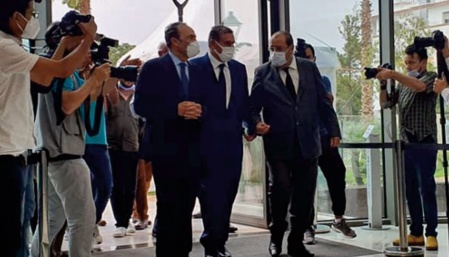 Consultations entre Aziz Akhannouch et Driss Lachguar Consultations entre Aziz Akhannouch et Driss Lachguar