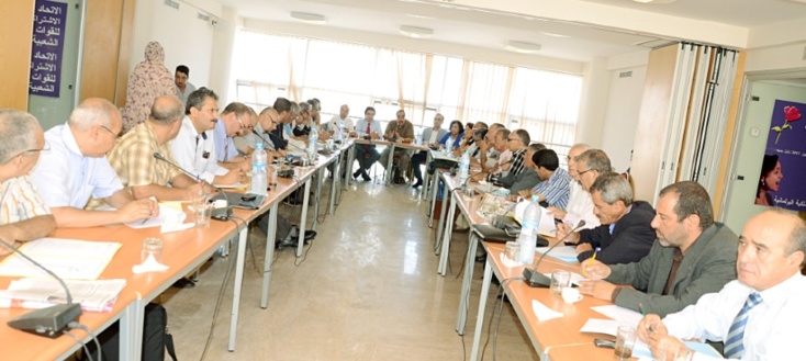 Driss Lachgar devant le Congrès de la Jeunesse Ittihadia à Nador Driss Lachgar devant le Congrès de la Jeunesse Ittihadia à Nador