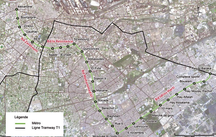 Casablanca aura bientôt son métro aérien Casablanca aura bientôt son métro aérien