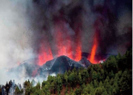 Le volcan Cumbre Vieja fait des siennes Le volcan Cumbre Vieja fait des siennes