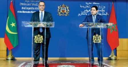 Entretien entre le Chef de la diplomatie marocaine et son homologue mauritanien