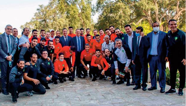 Réception en l'honneur de la sélection nationale de futsal