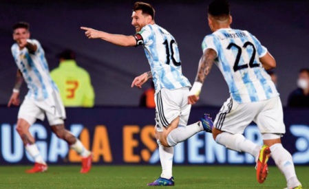 Eliminatoires du Mondial-2022: Messi bourreau de l'Uruguay