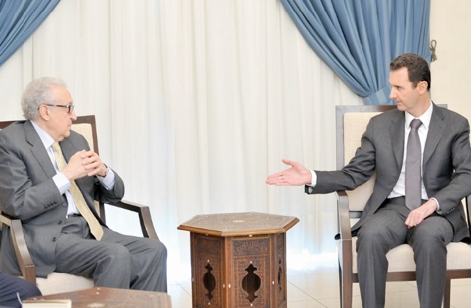 Assad réitère son refus des ingérences à Ibrahimi Assad réitère son refus des ingérences à Ibrahimi