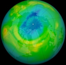 La taille du trou dans la couche d’ozone a diminué en 2013 en Antarctique La taille du trou dans la couche d’ozone a diminué en 2013 en Antarctique