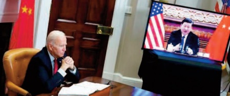 Biden et Xi se parlent longuement mais restent à couteaux tirés sur Taïwan