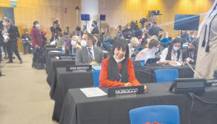 La députée socialiste Khaddouj Slassi participe à la 143ème session de l'Union interparlementaire