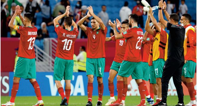 Coupe arabe des nations: Le Maroc surclasse la Jordanie et s ’ offre les quarts Coupe arabe des nations: Le Maroc surclasse la Jordanie et s ’ offre les quarts