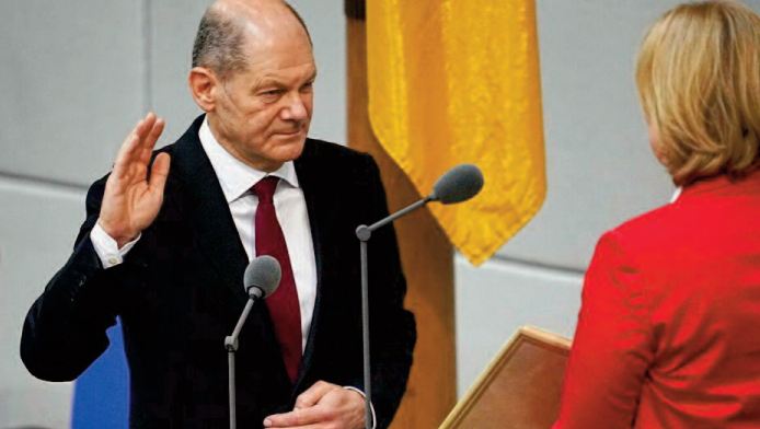 Entre Covid et diplomatie Le gouvernement Scholz déjà à pied d'oeuvre Entre Covid et diplomatie Le gouvernement Scholz déjà à pied d'oeuvre