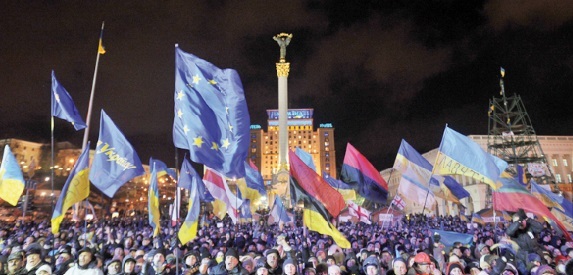 La rue en ébullition en Ukraine La rue en ébullition en Ukraine
