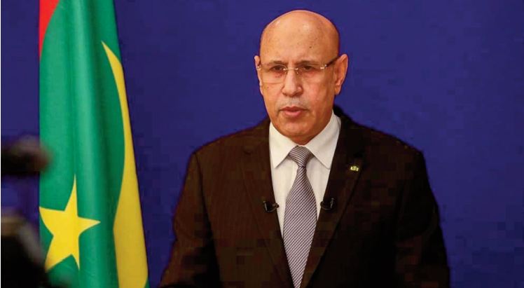 Le président mauritanien Mohamed Ould Cheikh El Ghazouani.
