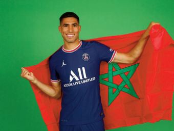 Achraf Hakimi dans l’équipe type de l’Afrique