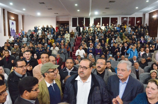 Driss Lachguar au 1er Congrès de la Chabiba ittihadia à Agadir