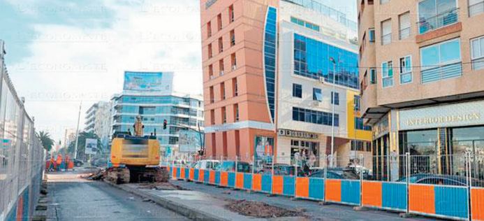 Le projet des lignes Casabusway entame les travaux de revêtement final des voiries et des carrefours Le projet des lignes Casabusway entame les travaux de revêtement final des voiries et des carrefours