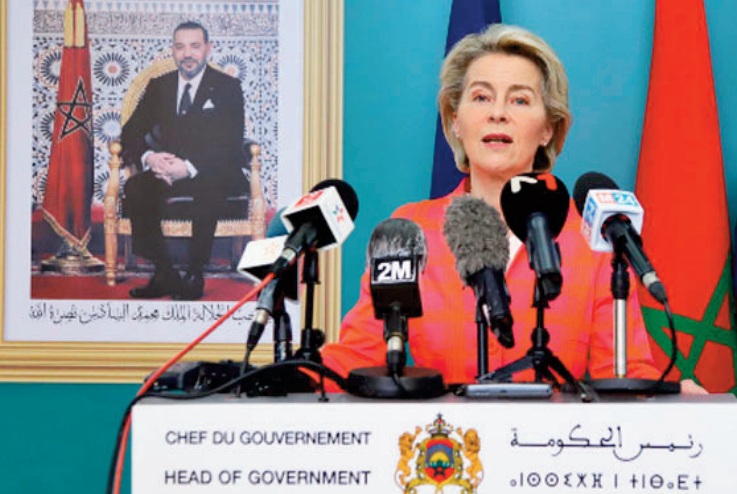 Ursula von der Leyen : Le Maroc est un pays avec lequel nous avons construit un partenariat stratégique, étroit et solide