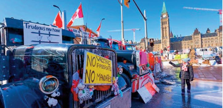En France, les convois anti-pass manifestent mais sans bloquer Paris
