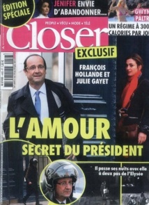 Vu d’ici : La vie sentimentale du président  étalée à la "une"