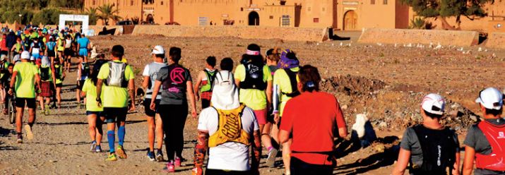 Coup d’ envoi à Ouarzazate de la 8ème édition de l’“EcoTrail Morocco ”