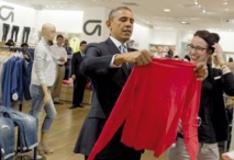 Insolite : Obama fait son shopping Insolite : Obama fait son shopping