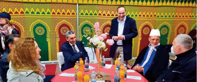 Iftar collectif au Castello di Melegnano