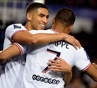 Hakimi buteur contre Strasbourg