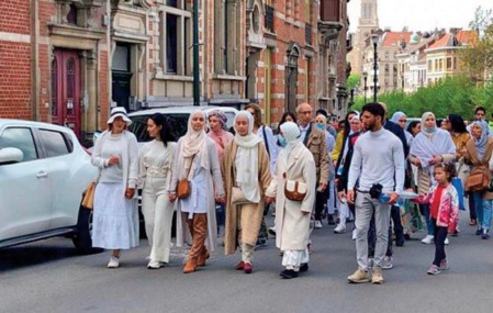 Marche blanche à Bruxelles