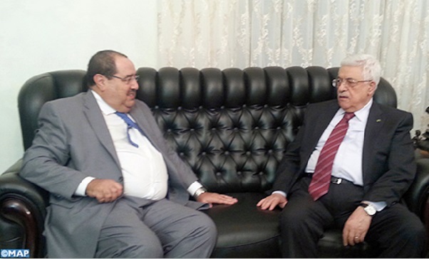 Driss Lachguar reçu à Amman par Mahmoud Abbas