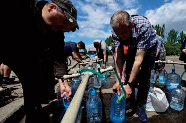 A Mykolaïv, les habitants face aux pénuries d'eau