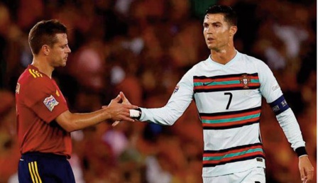 Le choc Portugal-Espagne débouche sur un score de parité Le choc Portugal-Espagne débouche sur un score de parité