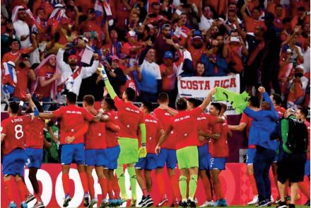 Le Costa Rica dernier qualifié au Mondial