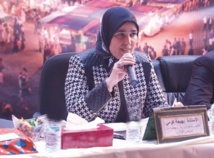 Bahija Gouimi, écrivaine et poétesse, présidente de l’Association des malades atteints de leucémie Bahija Gouimi, écrivaine et poétesse, présidente de l’Association des malades atteints de leucémie