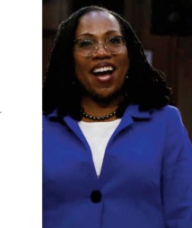 La juge Ketanji Brown Jackson Première femme noire à la Cour suprême des Etats-Unis La juge Ketanji Brown Jackson Première femme noire à la Cour suprême des Etats-Unis