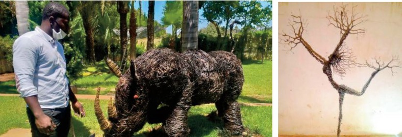 De magnifiques sculptures de l’ artiste Ulrich Zouanda exposées à l’Espace Tatmin Gallery De magnifiques sculptures de l’ artiste Ulrich Zouanda exposées à l’Espace Tatmin Gallery