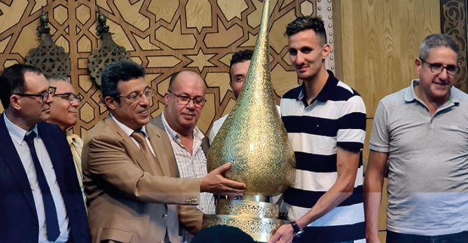 Cérémonie à l’honneur de Soufiane El Bakkali Cérémonie à l’honneur de Soufiane El Bakkali