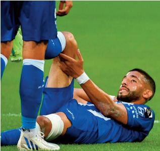 Rupture des ligaments croisés pour Tarik Tissoudali Rupture des ligaments croisés pour Tarik Tissoudali
