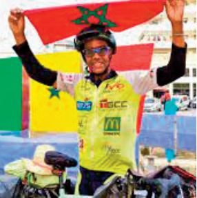 Arrivé à Dakar, Karim Mosta termine son périple à vélo entamé d'Amsterdam Arrivé à Dakar, Karim Mosta termine son périple à vélo entamé d'Amsterdam