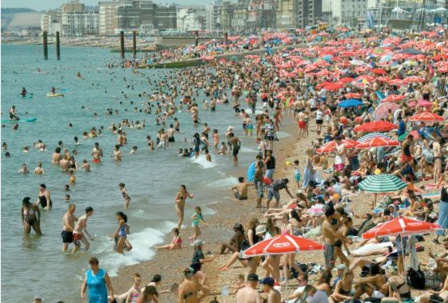Le changement climatique a rendu la canicule au Royaume-Uni 10 fois plus probable Le changement climatique a rendu la canicule au Royaume-Uni 10 fois plus probable