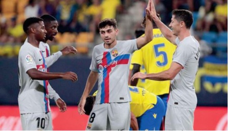 Liga: Le Barça enchaîne à Cadix, l'Atlético se rassure Liga: Le Barça enchaîne à Cadix, l'Atlético se rassure