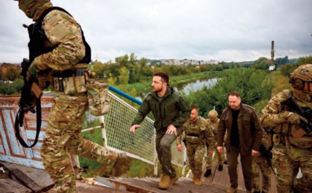 Zelensky promet la victoire depuis la région de Kharkiv Zelensky promet la victoire depuis la région de Kharkiv