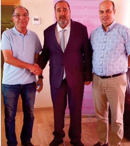 Driss Lachguar reçoit Abdelhamid Fatihi et Youssef Aidi