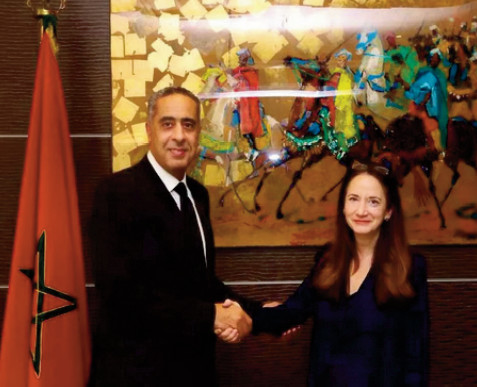 Abdellatif Hammouchi reçoit la directrice du renseignement national américain