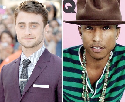 Daniel Radcliffe et Pharrell Williams auront leur étoile à Hollywood