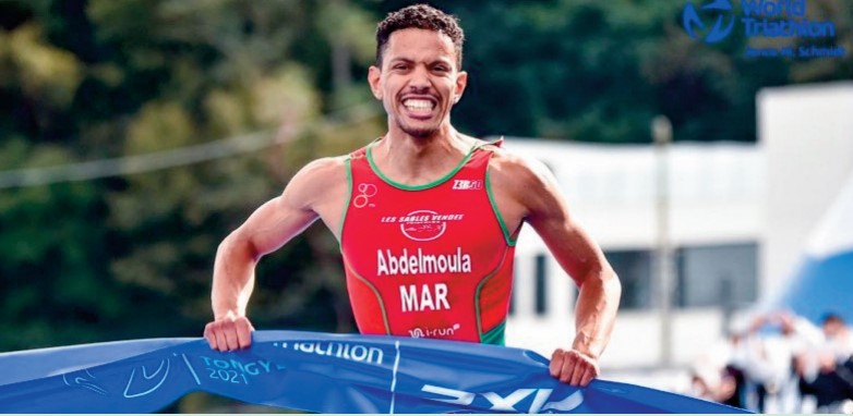 Jawad Abdelmoula remporte le Championnat d'Afrique de triathlon Jawad Abdelmoula remporte le Championnat d'Afrique de triathlon