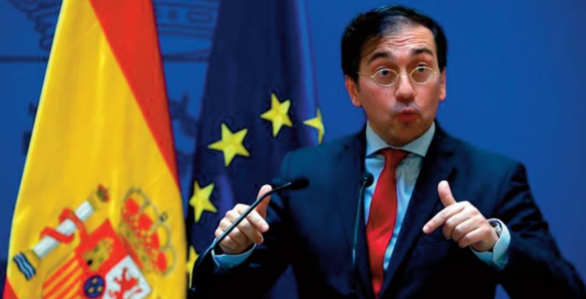 Contrairement aux allégations fallacieuses de l’Algérie, José Manuel Albares réitère le soutien sans équivoque de Madrid à Rabat Contrairement aux allégations fallacieuses de l’Algérie, José Manuel Albares réitère le soutien sans équivoque de Madrid à Rabat