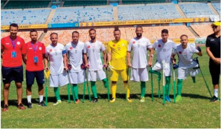 Mondial de football pour amputés Elimination de l’EN au stade des quarts de finale Mondial de football pour amputés Elimination de l’EN au stade des quarts de finale