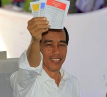 Joko Widodo favori à la présidentielle indonésienne Joko Widodo favori à la présidentielle indonésienne