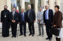 François Hollande reçoit les représentants des religions de France François Hollande reçoit les représentants des religions de France